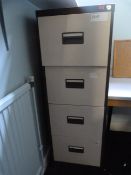 *Four Drawer Foolscap Filing Cabinet (Coffee and Cream)