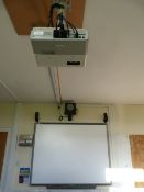 *Epson EMP822 LCD Projector with Smartboard and Speakers