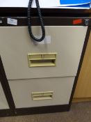 *Two Drawer Foolscap Filing Cabinet (Coffee and Cream)