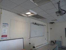*Epson EMP822H LCD Projector with Smartboard, Projector Screen and Whiteboard (As Located in U40)