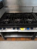 *Stott Benham Six Ring Commercial Gas Cooker