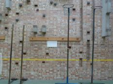 *Pair of Netball Hoops and Five Volleyball Net Stands