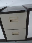 *Coffee and Cream Two Drawer Foolscap Filing Cabinet