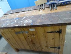 *Joiners Workbench and Three Incomplete Vices