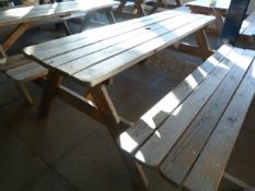 *Six Seat Softwood Picnic Bench