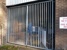 *Pair of Galvanised Steel Gates 385cm by 310cm