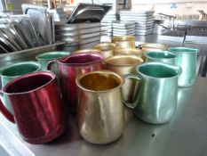 *Fifteen Coloured Aluminum Jugs