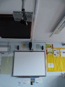 *Interactive Smartboard with Speakers and LCD Projector Ceiling Bracket (As Fitted in U31)