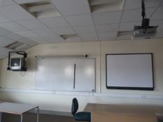 *Epson EMP822 LCD Projector with Interactive Smartboard, Drywipe Board, Projector Screen and a