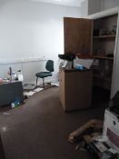 *Contents of Office Which Includes Various Hp and Other Toner Cartridges, Office Chairs, etc.