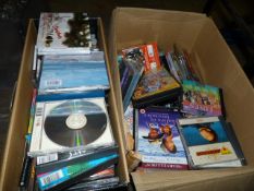 Collection of Assorted CDs and DVDs