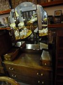 Deco Style Oak Dressing Table