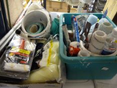 Assorted Painters and Decorators Equipment
