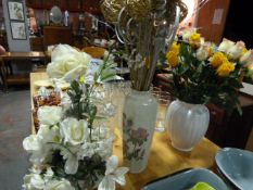 Three Decorative Flower Arrangements