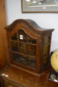 Oak Wall Mounted Display Cabinet