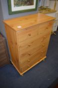 Five Height Pine Effect Chest of Drawers