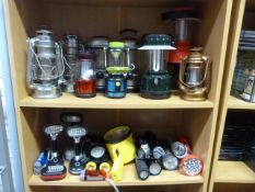 Assorted Camping Lights and Torches