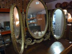 Gilt Framed Dressing Table Mirror