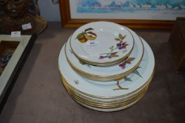 Royal Worcester Evesham Dinner Plates