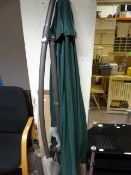 Green Cantilever Garden Parasol