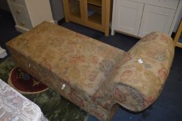 Upholstered Chaise Lounge Ottoman