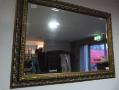 Gilt Framed Bevelled Edge Mirror