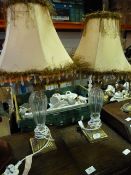 Pair of Decorative Table Lamps with Shades
