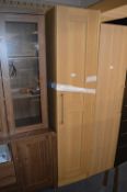 *Light Oak Single Door Wardrobe