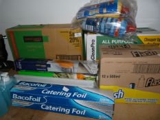 Assorted Household Cleaning Products
