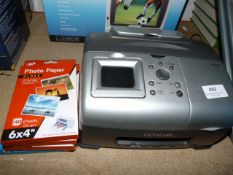 Lexmark P315 Photo Printer with Paper