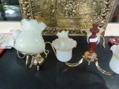 2x 3 Branch Chandelier