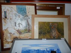 Nine Assorted Framed Prints