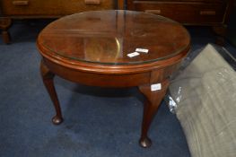 Circular Occasional Table on Cabriole Legs