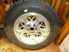 Goodyear Tyre on Aluminium Five Stud Rim 225/70r16