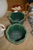 Three Hornsea Pottery Jardinieres