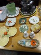 Collection of Cake Plates, Pin Trays, etc