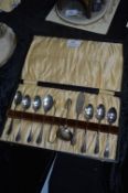 Cased Silver Plate Teaspoon Set