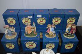 Collection of Fourteen Pavilion Gift Company Zingle Berry Figurines