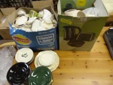 Assorted Decorative China, Harrod Saucers, etc.