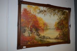 Framed Oil on Canvas 