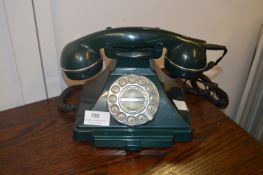 Vintage Style Green Telephone