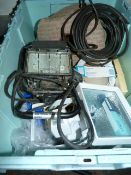 Box of Assorted Halogen Lamps, etc.