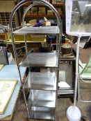 Five Teir Chrome Shelf Unit