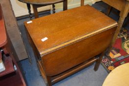 Oak Drop Leaf Trolley Table