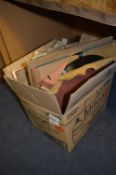 Box Containing 78rpm Records