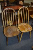 Pair of Stickback Dining Chairs