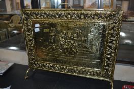 Brass Firescreen