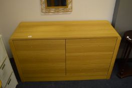 *Six Drawer Light Oak Chest of Drawers