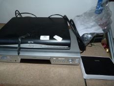 Sky Box and a DVD Player