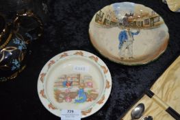 Royal Doulton Bunnykins and Dickensware Dish